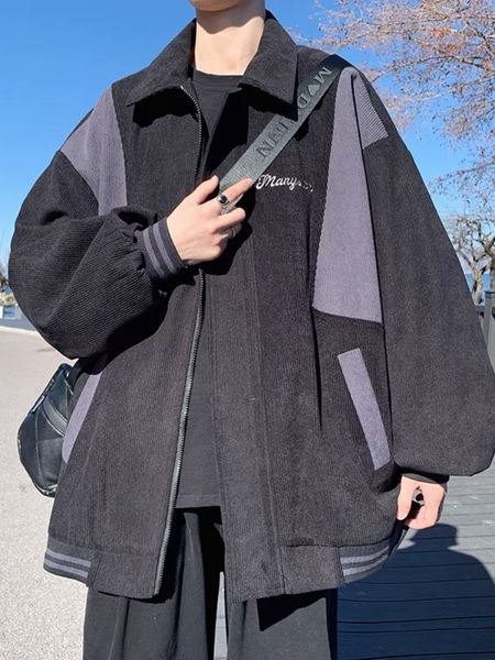 womens jackets deeptown vintage black women grunge streetwear corduroy bomber casual hip hop patchwork varsity autumn 230808, Black;brown
womens jackets deeptown vintage black women grunge streetwear corduroy bomber casual hip hop patchwork varsity autumn 230808, Black;brown