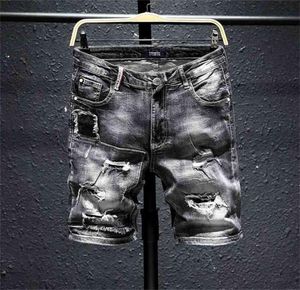 men gray ripped denim shorts new summer holes black short jeans soft cotton stretch jean short knee length jeans 21042457429, White;black
men gray ripped denim shorts new summer holes black short jeans soft cotton stretch jean short knee length jeans 21042457429, White;black