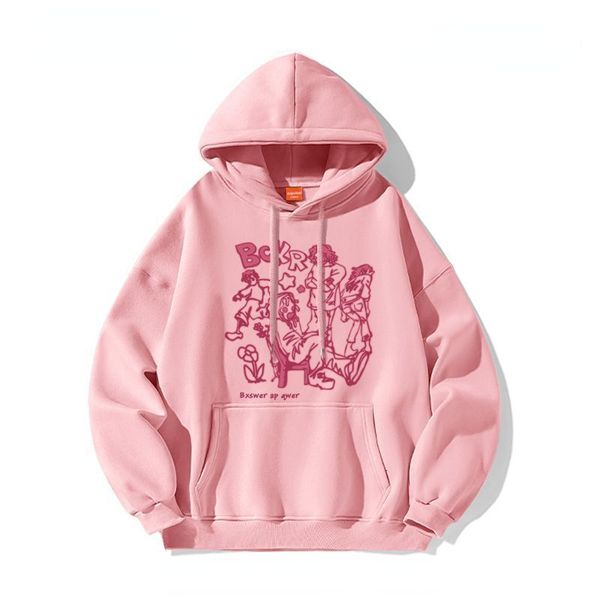 women's hoodies sweatshirts american retro pink portrait printed hoodie women's street hip hop versatile loose couple autumn y2k w, Black
women's hoodies sweatshirts american retro pink portrait printed hoodie women's street hip hop versatile loose couple autumn y2k w, Black