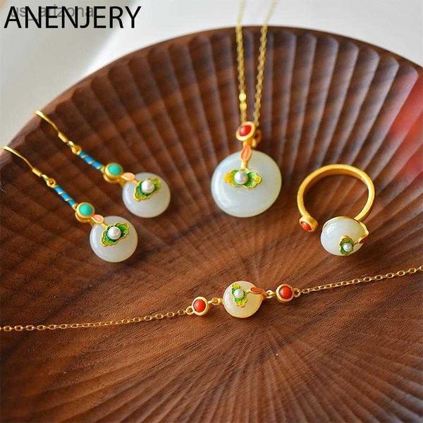 anenjery lotus leaf pearl white stone pendant necklaces earrings rings bracelets for women hanfu jewelry set l230620, Silver
anenjery lotus leaf pearl white stone pendant necklaces earrings rings bracelets for women hanfu jewelry set l230620, Silver