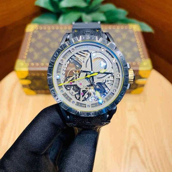 luxury mens mechanical watch roge dubuis rogge dolby excalibur46 series full hollow tourbillon geneva es brand wristwatch
luxury mens mechanical watch roge dubuis rogge dolby excalibur46 series full hollow tourbillon geneva es brand wristwatch