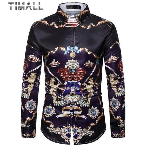 timallnew men039s shirts autumn vintage gold print men039s long sleeve shirt camisa masculina6015372, White;black
timallnew men039s shirts autumn vintage gold print men039s long sleeve shirt camisa masculina6015372, White;black