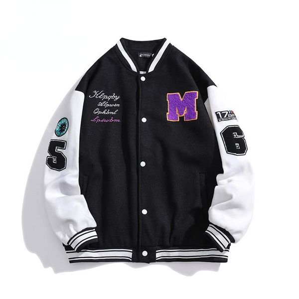womens jackets deeptown vintage varsity jacket women korean fashion oversized baseball streetwear y2k casual college embroidery coats 230808, Black;brown
womens jackets deeptown vintage varsity jacket women korean fashion oversized baseball streetwear y2k casual college embroidery coats 230808, Black;brown