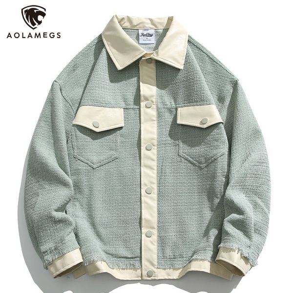 mens jackets high sense hit color patch raw edge for men autumn simple lapel button shirt jacket coat oversized allmatch 230808, Black;brown
mens jackets high sense hit color patch raw edge for men autumn simple lapel button shirt jacket coat oversized allmatch 230808, Black;brown