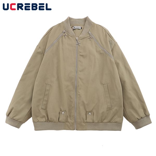 mens jackets zipper decoration ma1 bomber jacket streetwear solid color casual outerwear men 230809, Black;brown
mens jackets zipper decoration ma1 bomber jacket streetwear solid color casual outerwear men 230809, Black;brown