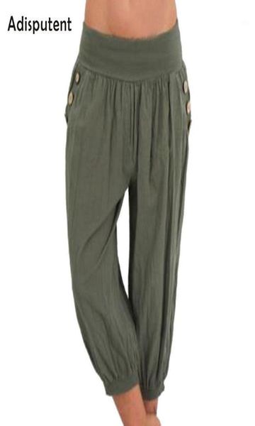 adisputent women summer solid harem pants loose knee length linen trousers female elastic waist capris pants plus size 5xl14349777, Black;white
adisputent women summer solid harem pants loose knee length linen trousers female elastic waist capris pants plus size 5xl14349777, Black;white