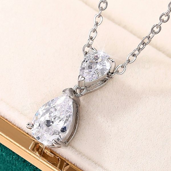 simple and elegant crystal cubic zirconia pendant necklace for women luxury fashion lady wedding party jewelry, Silver
simple and elegant crystal cubic zirconia pendant necklace for women luxury fashion lady wedding party jewelry, Silver