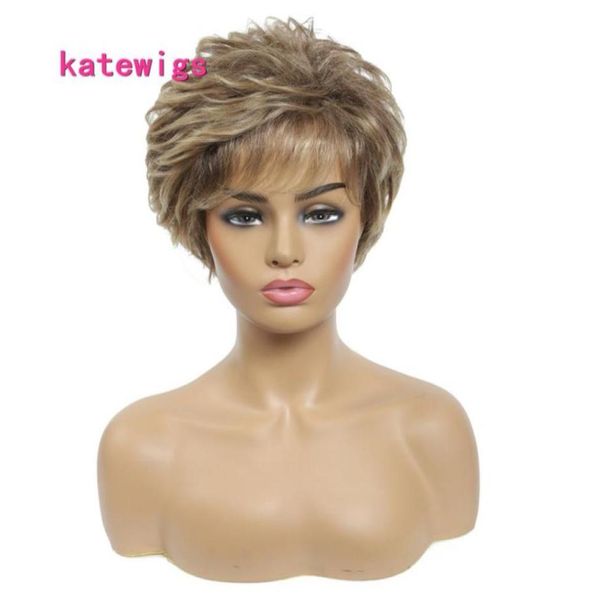 synthetic short wig brown mix blonde color curly full with bangs wigs for women21947921101899, Black
synthetic short wig brown mix blonde color curly full with bangs wigs for women21947921101899, Black