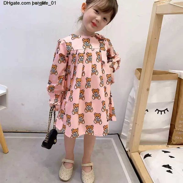 dress fashion summer brand cartoon kids girl clothes long-sleeved bear print clothes baby girls princess dresses 2-7 years, Red;yellow
dress fashion summer brand cartoon kids girl clothes long-sleeved bear print clothes baby girls princess dresses 2-7 years, Red;yellow