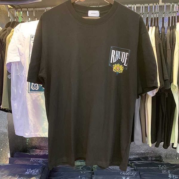large size cotton short-sleeved rhude t-shirt hd printing men's and women's short-sleeved 1 1 hip-hop high street t, White;black
large size cotton short-sleeved rhude t-shirt hd printing men's and women's short-sleeved 1 1 hip-hop high street t, White;black