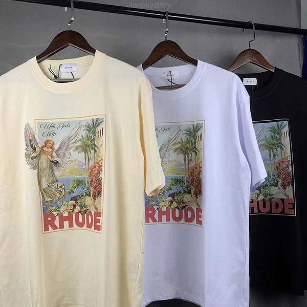 rhude flying angel with gods help print t shirt summer men women high street short sleeve, White;black
rhude flying angel with gods help print t shirt summer men women high street short sleeve, White;black