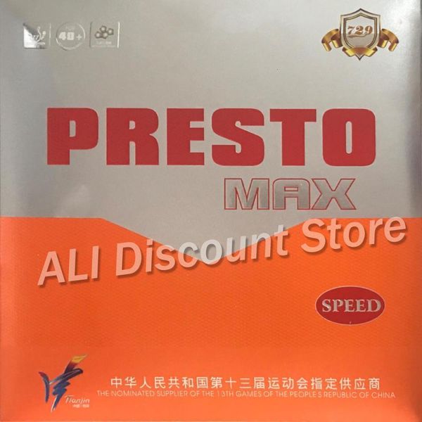 table tennis raquets friendship 729 presto max spin / speed non-tacky rubber macroporous sponge table tennis rubber ping pong spo 230808