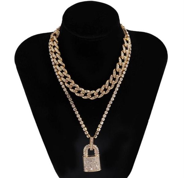 light luxury full diamondstudded lock pendant necklaces fashion exaggerated retro personality multilayer hiphop punk style cuba4156708, Silver
light luxury full diamondstudded lock pendant necklaces fashion exaggerated retro personality multilayer hiphop punk style cuba4156708, Silver