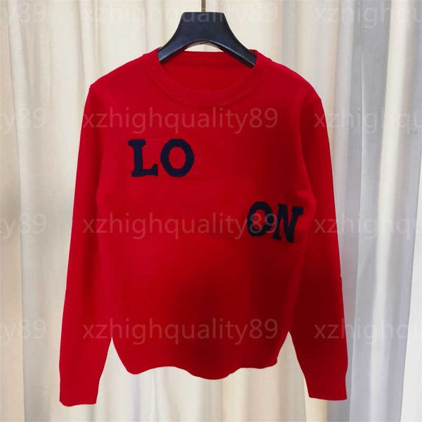 knit sweater womens designer sweaters knitwear pullover black alphabet jacquard long sleeve crew neck red fashion pullovers designers cloth, White;black
knit sweater womens designer sweaters knitwear pullover black alphabet jacquard long sleeve crew neck red fashion pullovers designers cloth, White;black