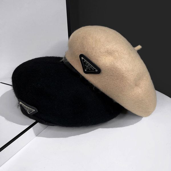designer correct version p beret women letter luxury cashmere hat berets cap lady outdoor travel warm winter windproof vacation bonnet caps, Blue;gray
designer correct version p beret women letter luxury cashmere hat berets cap lady outdoor travel warm winter windproof vacation bonnet caps, Blue;gray