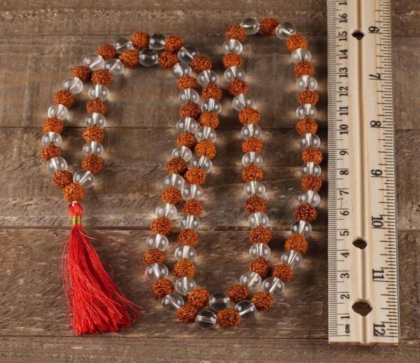 108 mala beads rudraksha bead transparent quartz necklace tassel necklace 8mm round beads bodhi bead rudraksha necklace9890177, Silver
108 mala beads rudraksha bead transparent quartz necklace tassel necklace 8mm round beads bodhi bead rudraksha necklace9890177, Silver