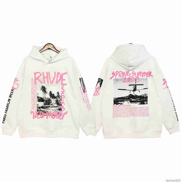 2023 rhude hoodies mens hoodie designer hoodie casual sweatshirts with printing us size s-xl, Black
2023 rhude hoodies mens hoodie designer hoodie casual sweatshirts with printing us size s-xl, Black