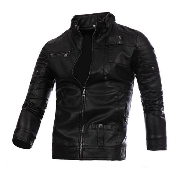 fashion men039s winter leather jackets men pu stand collar slim fit lether motorcycle zipper casual jackets5004971, Black
fashion men039s winter leather jackets men pu stand collar slim fit lether motorcycle zipper casual jackets5004971, Black