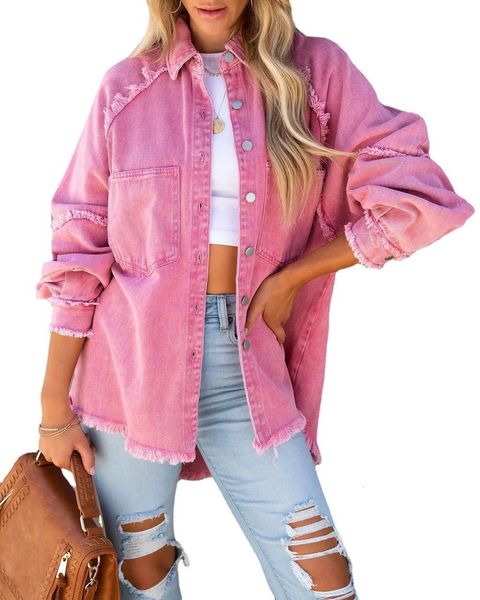 womens jackets women denim jacket fallwinter fringed singlebreasted washed coat for 230808, Black;brown
womens jackets women denim jacket fallwinter fringed singlebreasted washed coat for 230808, Black;brown