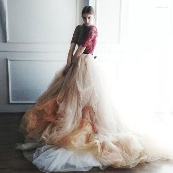 wedding tulle bridal skirt champagne ivory formal party skirts tiered layers long maxi skirt custom made fashion, Black
wedding tulle bridal skirt champagne ivory formal party skirts tiered layers long maxi skirt custom made fashion, Black