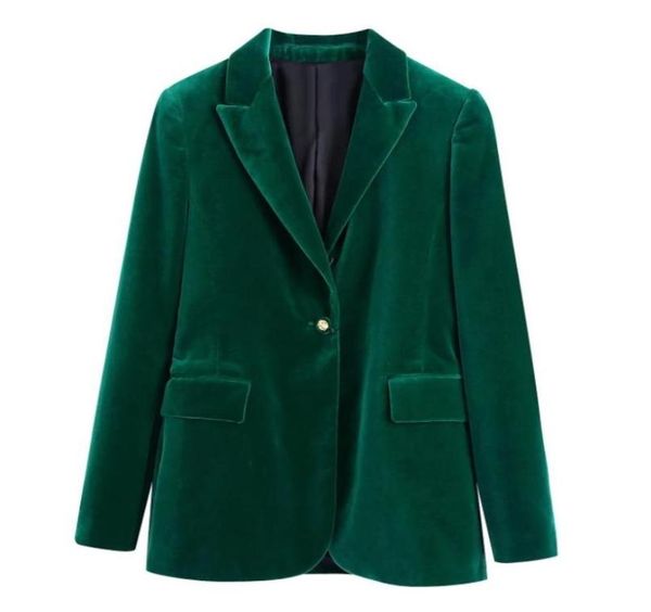 women039s jackets women green velvet suit coat female long sleeve outerwear casual lady loose c12197299141, Black;brown
women039s jackets women green velvet suit coat female long sleeve outerwear casual lady loose c12197299141, Black;brown