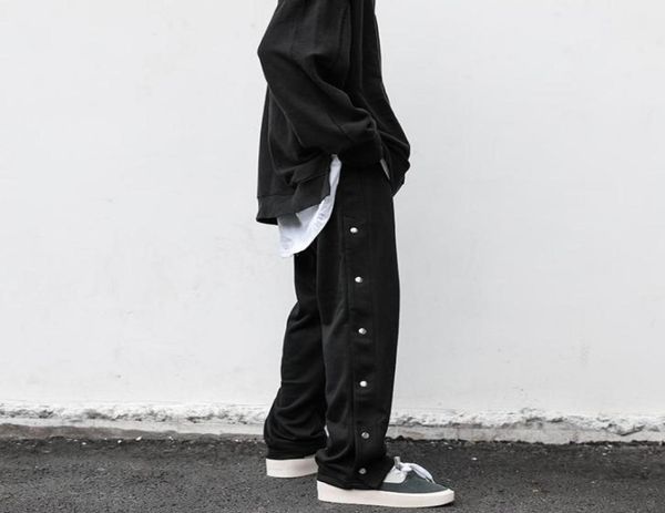 men039s pants mens clothing streetwear simple sports side button split straight loose casual stacked sweatpants men3196731, Black
men039s pants mens clothing streetwear simple sports side button split straight loose casual stacked sweatpants men3196731, Black
