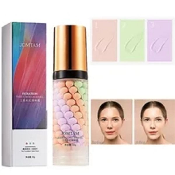 40g face makeup primer tri-color cream brighten contour color isolation waterproof makeup foundation natural makeup base cream a2
40g face makeup primer tri-color cream brighten contour color isolation waterproof makeup foundation natural makeup base cream a2