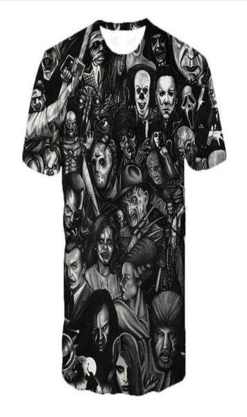 summer style fashion menswomens freddy jason murderers horror movies funny 3d print casual tshirt xdx032043525, White;black
summer style fashion menswomens freddy jason murderers horror movies funny 3d print casual tshirt xdx032043525, White;black