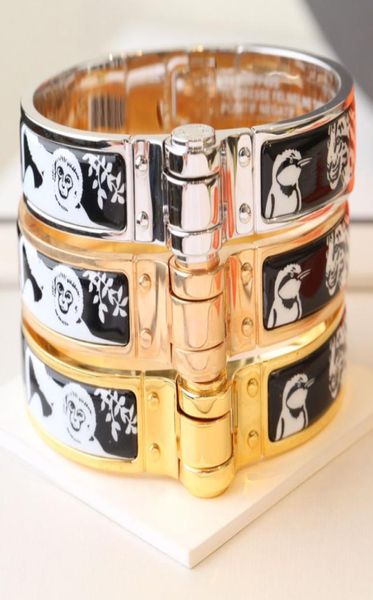enamel clic bangle for women charm bracelets 12mm middle size snapfastener black white monkey6299058, Golden;silver
enamel clic bangle for women charm bracelets 12mm middle size snapfastener black white monkey6299058, Golden;silver