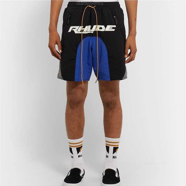 rhude 20ss spring and summer splicing reflective fabric high street air drawstring shorts s m xl, White;black
rhude 20ss spring and summer splicing reflective fabric high street air drawstring shorts s m xl, White;black