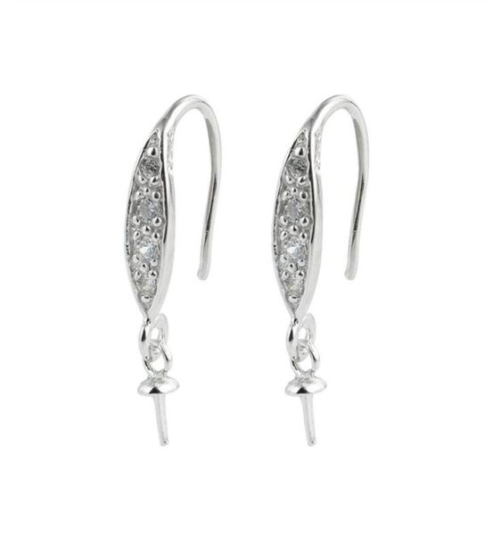 hook earring settings 925 sterling silver pearls diy jewelry making earrings mount 5 pairs253k5145604, Slivery;crystal
hook earring settings 925 sterling silver pearls diy jewelry making earrings mount 5 pairs253k5145604, Slivery;crystal