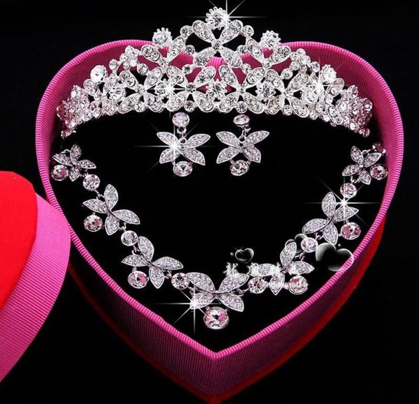 new shinny luxury headpieces jewelry sets crystal wedding dress crown earrings necklace tiaras accessories fashion headdress acces7760973, Silver
new shinny luxury headpieces jewelry sets crystal wedding dress crown earrings necklace tiaras accessories fashion headdress acces7760973, Silver