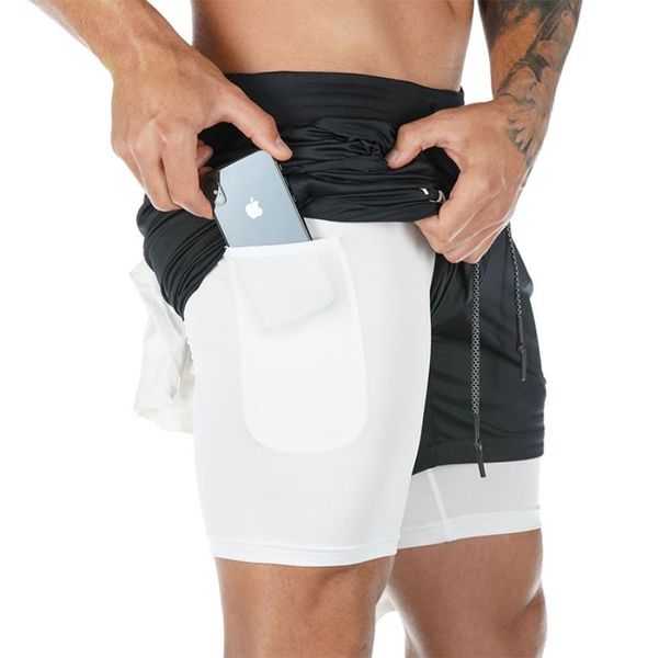 men boxer short trousers fitness bodybuilding jogger mens durable sweatpants fitness workout short boxers skipping shorts6225003, White;black