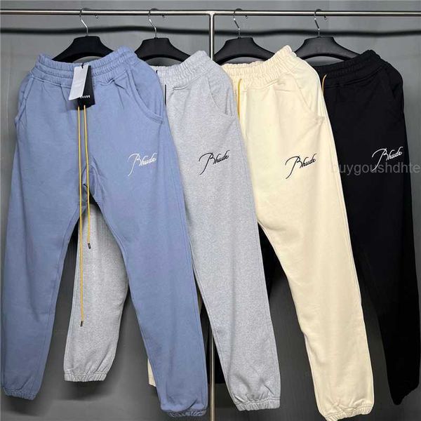 rhude trousers men women 1 1 casual cotton terry embroidered rhude oversized sweatpants joggers, Black
rhude trousers men women 1 1 casual cotton terry embroidered rhude oversized sweatpants joggers, Black