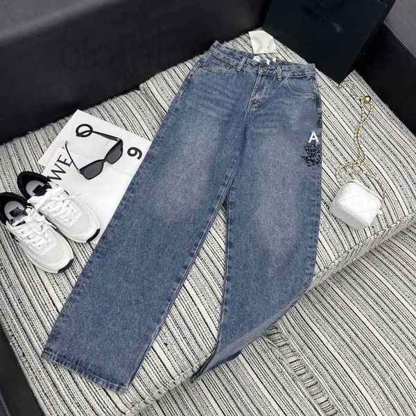 women's jeans designer summer new commuter style simple and fashionable temperament reduced age printing double c embroidery letter str, Blue
women's jeans designer summer new commuter style simple and fashionable temperament reduced age printing double c embroidery letter str, Blue