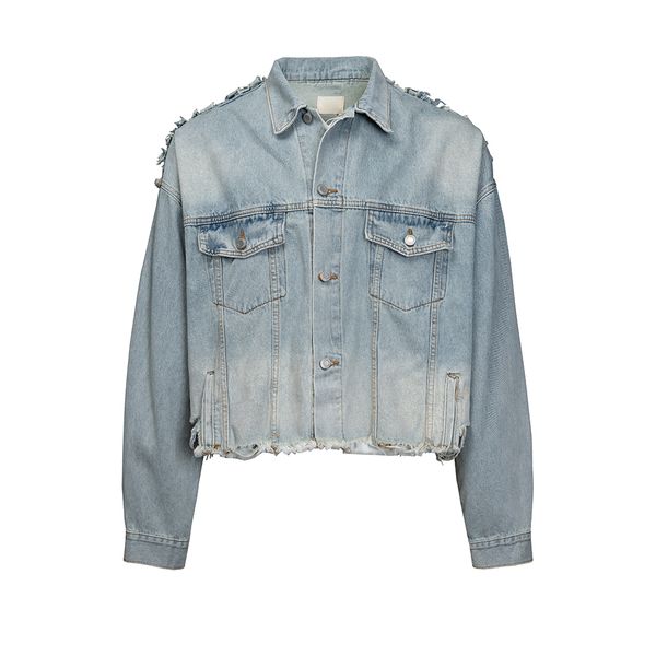 mens jackets streetwear washed gradient deconstructed tassel denim jacke for men and women distressed baggy y2k jeans oversized loose coat 2, Black;brown
mens jackets streetwear washed gradient deconstructed tassel denim jacke for men and women distressed baggy y2k jeans oversized loose coat 2, Black;brown