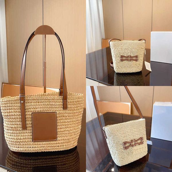 basket bag luxury straw designer bag tote women classic simple large shopping handbags totes summer beach bags 230731
basket bag luxury straw designer bag tote women classic simple large shopping handbags totes summer beach bags 230731