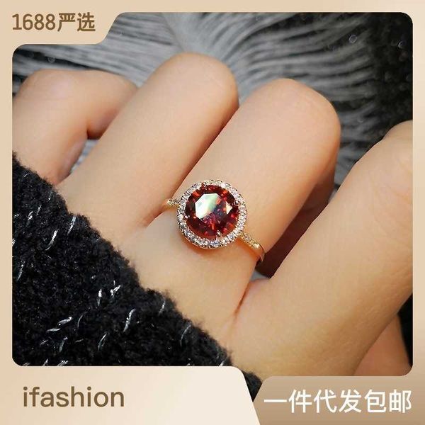 high version fashion simulation diamond wedding ring tiffay micro-set high carbon round 3-claw big p gift, Silver
high version fashion simulation diamond wedding ring tiffay micro-set high carbon round 3-claw big p gift, Silver