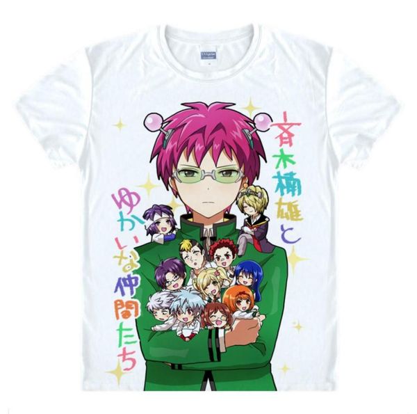 the disastrous life of saiki k tshirts multistyle short sleeve shirts jump comics saiki kusuo no sainan kusuo saiki cosplay sh9869573, White;black
the disastrous life of saiki k tshirts multistyle short sleeve shirts jump comics saiki kusuo no sainan kusuo saiki cosplay sh9869573, White;black