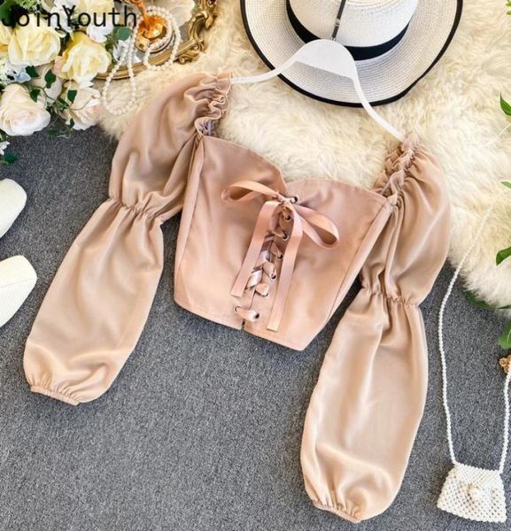 joinyouth women short korean cute solid shirt loose puff sleeves blouse square neck 2021 fashion female clothing 430 women04702104, White
joinyouth women short korean cute solid shirt loose puff sleeves blouse square neck 2021 fashion female clothing 430 women04702104, White