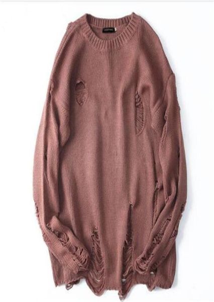 ripped destroyed holes distressed sweaters mens knitted pullover sweater male hip hop fashion loose sweater streetwear3351893, White;black
ripped destroyed holes distressed sweaters mens knitted pullover sweater male hip hop fashion loose sweater streetwear3351893, White;black