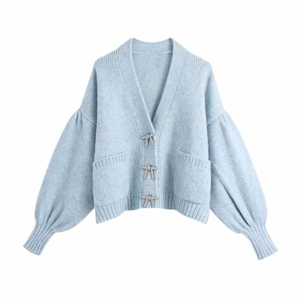 sweet women sky blue sweater fashion ladies diamonds button coats elegant female chic knitted puff sleeve cardigan 2105271956587, White
sweet women sky blue sweater fashion ladies diamonds button coats elegant female chic knitted puff sleeve cardigan 2105271956587, White