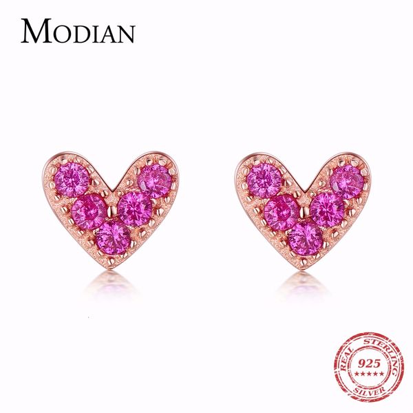 stud modian genuine 925 sterling silver hearts fashion rose gold color pink cz simple stud earrings for women sterling silver jewelry 230808, Golden;silver
stud modian genuine 925 sterling silver hearts fashion rose gold color pink cz simple stud earrings for women sterling silver jewelry 230808, Golden;silver