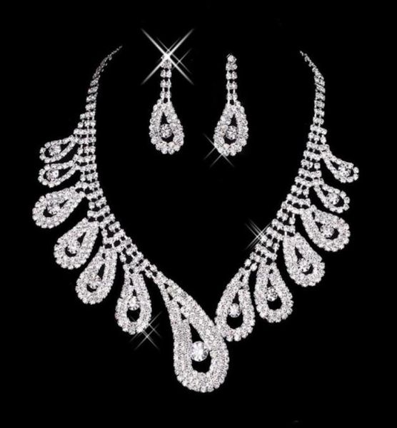 womens bridal wedding jewelry sets pageant rhinestone gorgeous sparkling silver necklace earrings for party bridal accessories3326574, White
womens bridal wedding jewelry sets pageant rhinestone gorgeous sparkling silver necklace earrings for party bridal accessories3326574, White