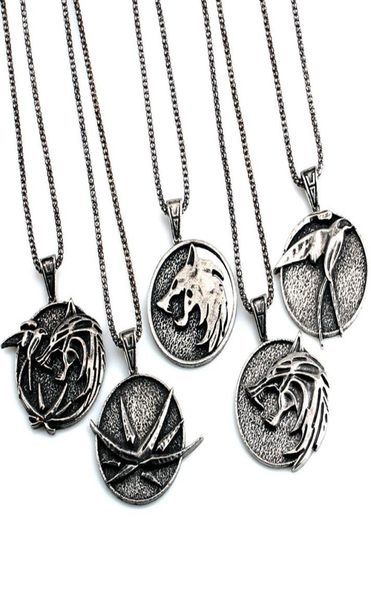 gothic fashion witcher wizard pendant necklace wolf head bird shape geralt animal collar chain punk hip hop necklaces for men273o6765542, Silver
gothic fashion witcher wizard pendant necklace wolf head bird shape geralt animal collar chain punk hip hop necklaces for men273o6765542, Silver