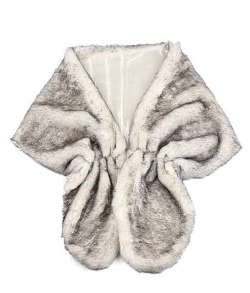 2015 black brown faux fur bridal wrap shawl wedding wrap bridal jacket faux fox fur7905878, White
2015 black brown faux fur bridal wrap shawl wedding wrap bridal jacket faux fox fur7905878, White