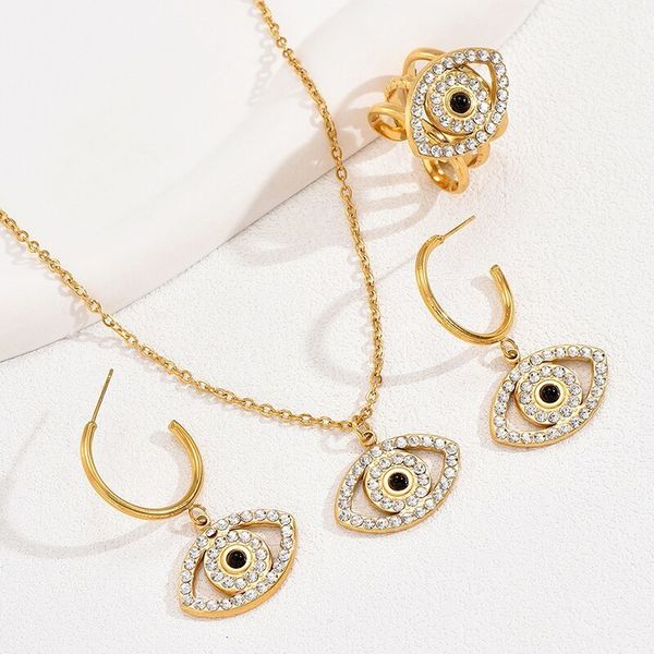 wedding jewelry sets 3 pcs set necklace earring ring adjustable thin chain natural stone pendant woman girl on party daily wear 230808, Slivery;golden
wedding jewelry sets 3 pcs set necklace earring ring adjustable thin chain natural stone pendant woman girl on party daily wear 230808, Slivery;golden