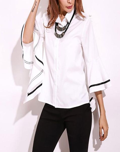 chiffon shirts women blouses spring autumn casual blouse long trumpet sleeve female turndown collar shirt plus size 4x 6q17271695436, White
chiffon shirts women blouses spring autumn casual blouse long trumpet sleeve female turndown collar shirt plus size 4x 6q17271695436, White