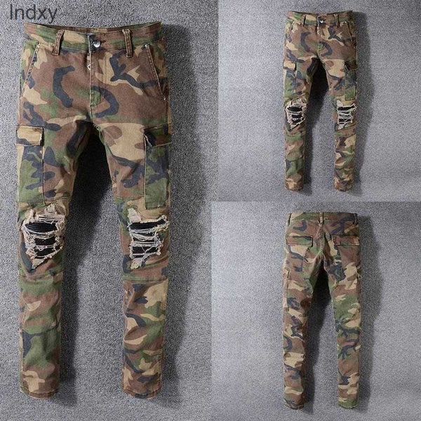 men's jeans italian style men jeans army green camouflage patchwork casual pants slim fit brand streetwear stretch biker, Blue
men's jeans italian style men jeans army green camouflage patchwork casual pants slim fit brand streetwear stretch biker, Blue