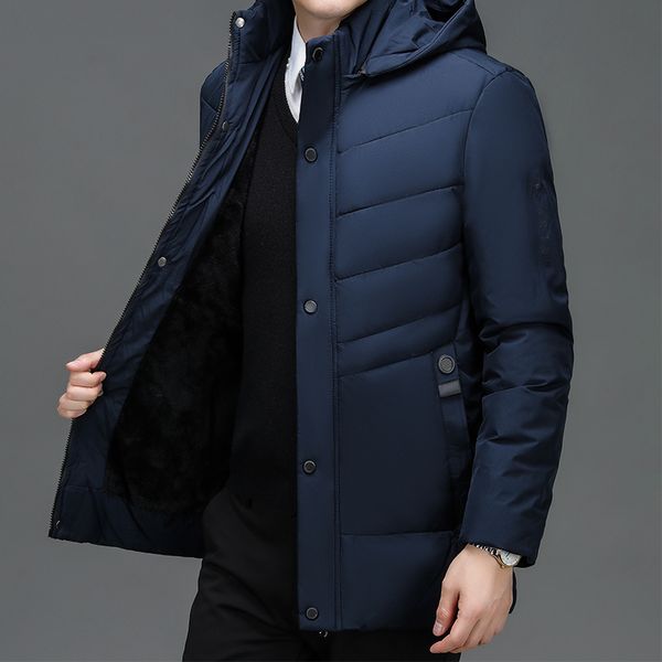 men's down parkas brand hooded casual fashion long thicken outwear jacket men winter windbreaker coats clothing 2023 230809, Black
men's down parkas brand hooded casual fashion long thicken outwear jacket men winter windbreaker coats clothing 2023 230809, Black
